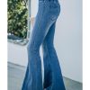 Azura Exchange Distressed Bell Bottom Denim Pants – M