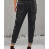 Azura Exchange Distressed Denim Jogger with Pocket Detail – 2XL