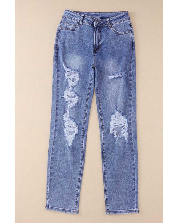 Azura Exchange Destroyed Boyfriend Jeans – 14 US