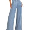 Azura Exchange Wide Leg Tencel Denim Pants – 14 US