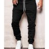 Azura Exchange Elastic Waist Drawstring Joggers for Men – L